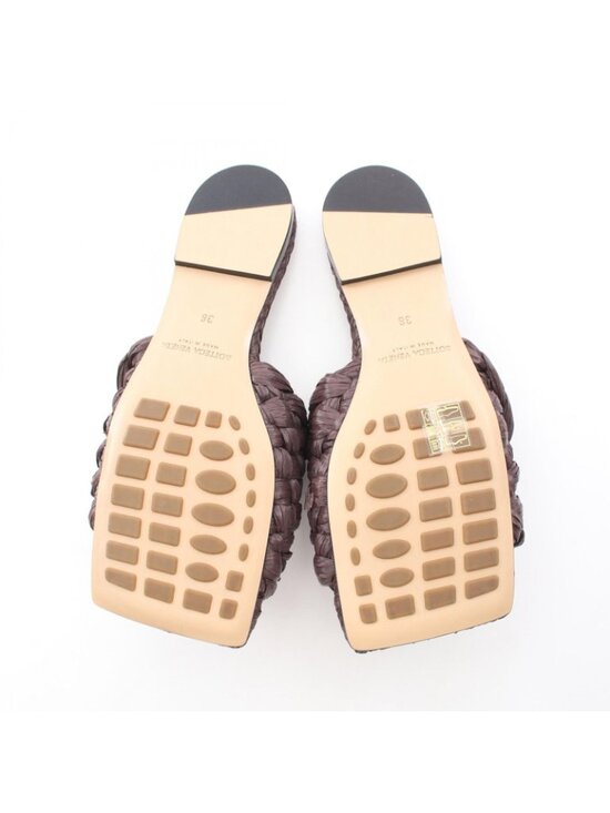 Bottega Veneta Sandals Intrecciato Brown